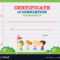 Certificate Template With Kids Walking In The Park with regard to Walking Certificate Templates