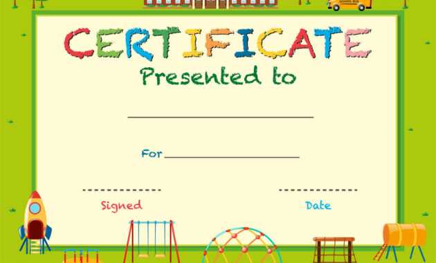 Certificate Template With School In Background for Certificate Templates For School
