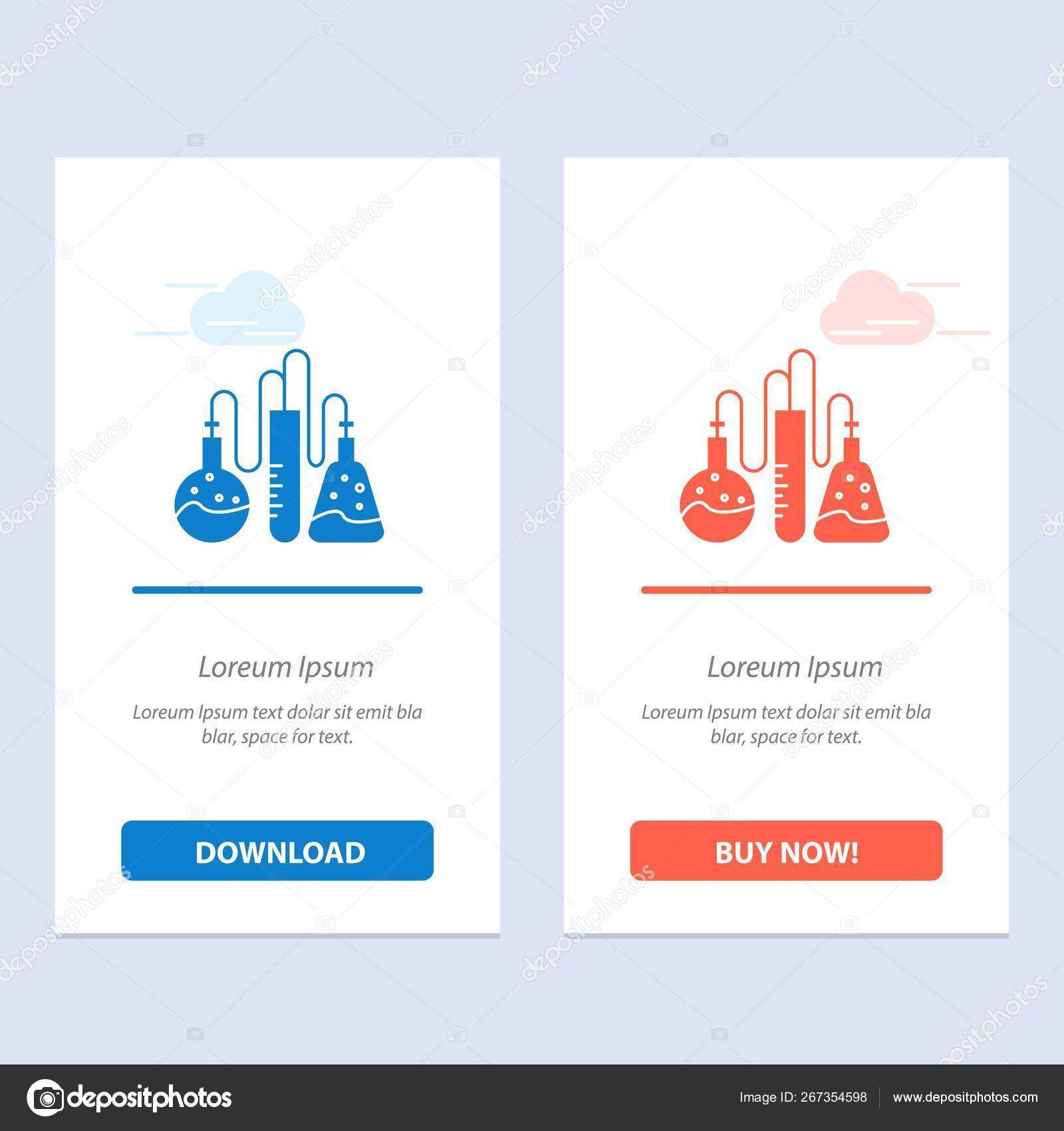 Chemical, Dope, Lab, Science Blue And Red Download And Buy In Dope Card Template