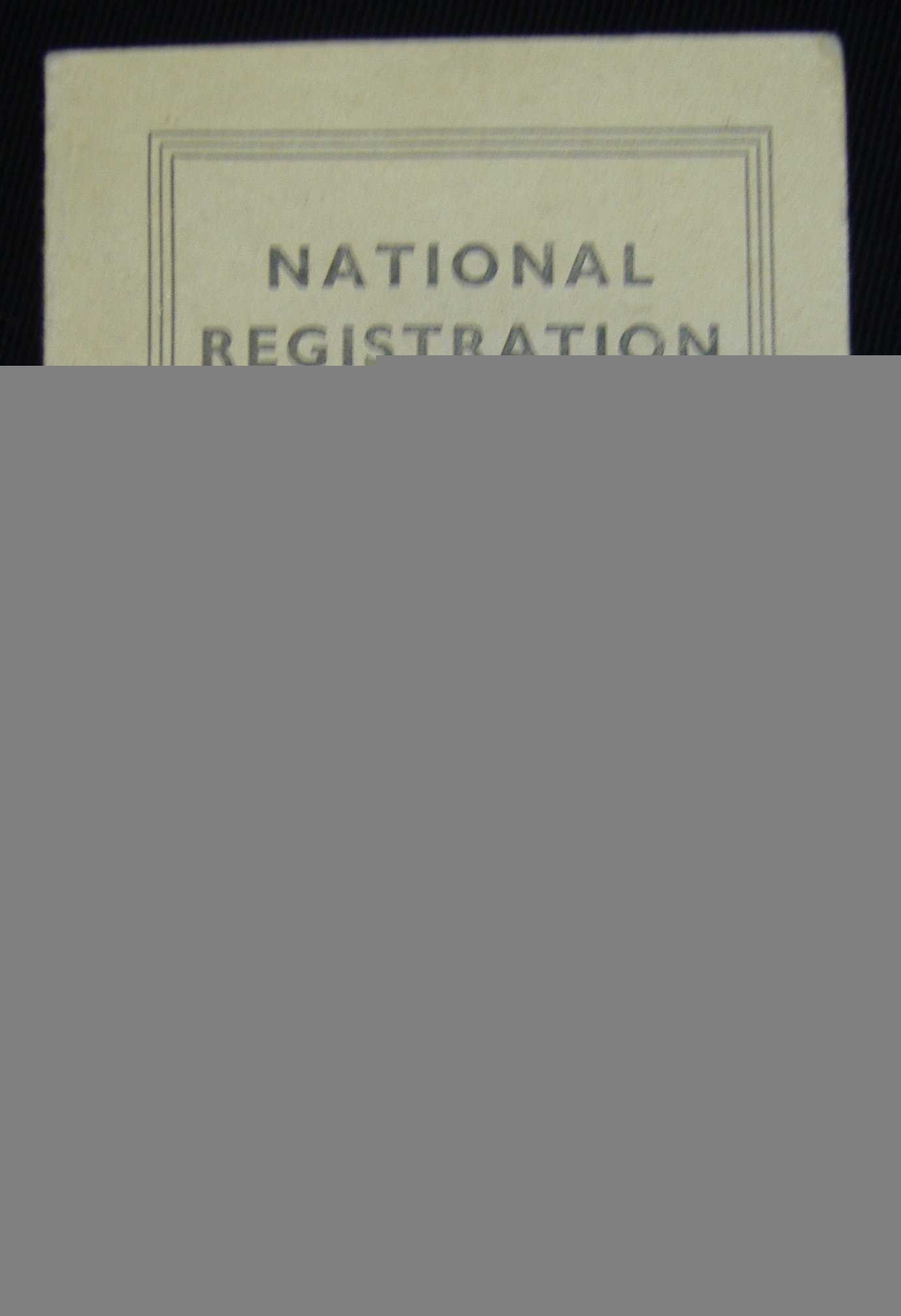 Child's Identity Card: Nen Gallery With Regard To World War 2 Identity Card Template