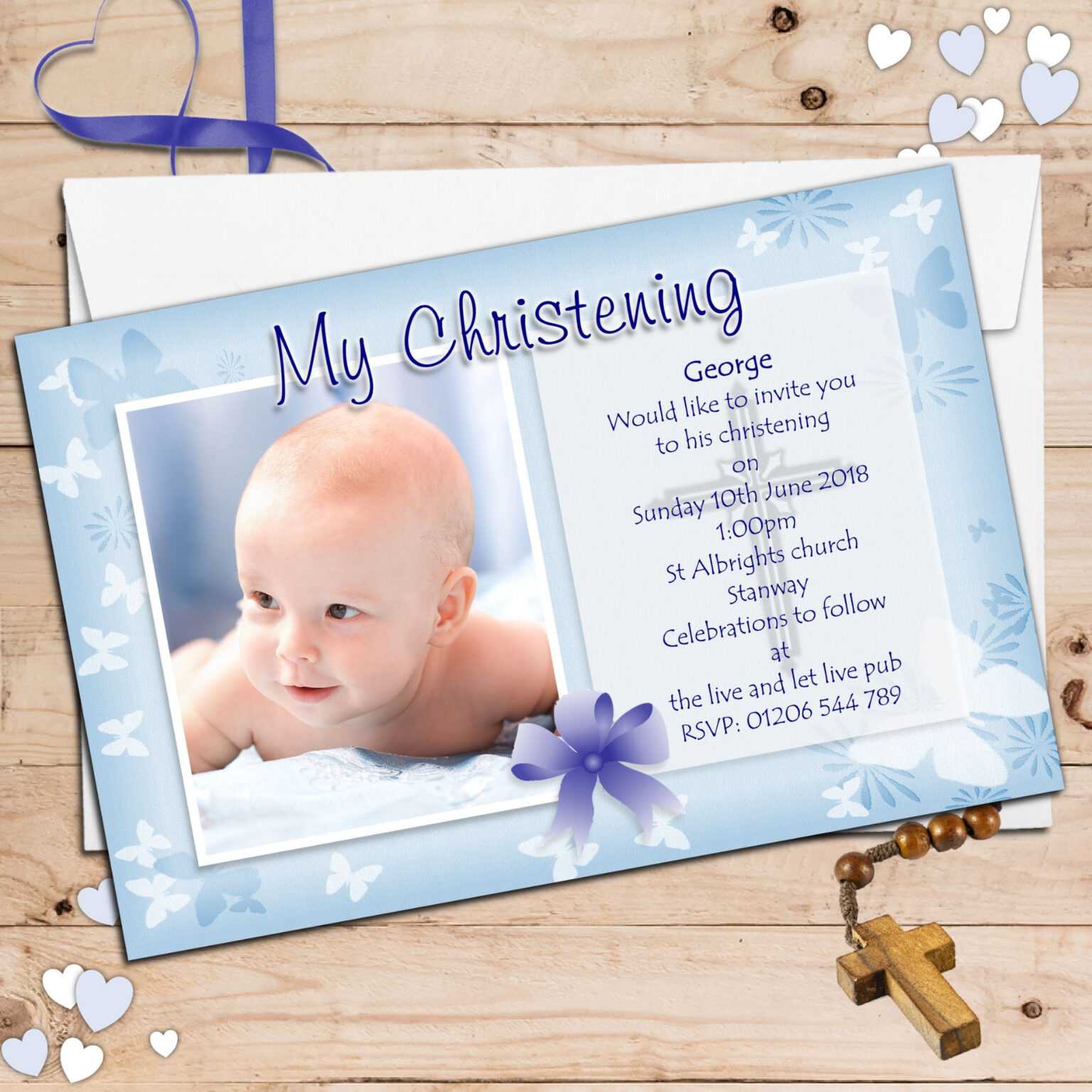 Christening Invitation Cards Christening Invitation Cards Pertaining 