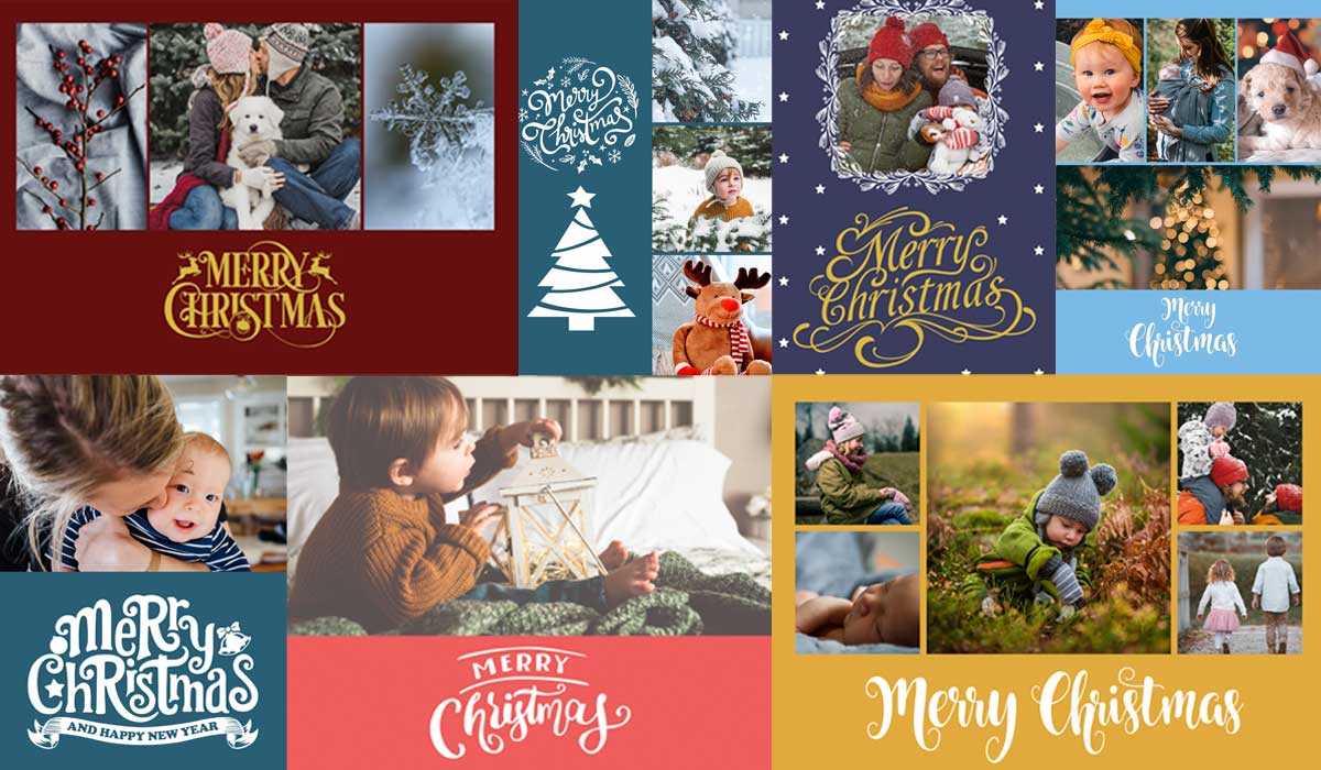 Christmas Card Psd Templates For Photographers – Slr In Holiday Card Templates For Photographers