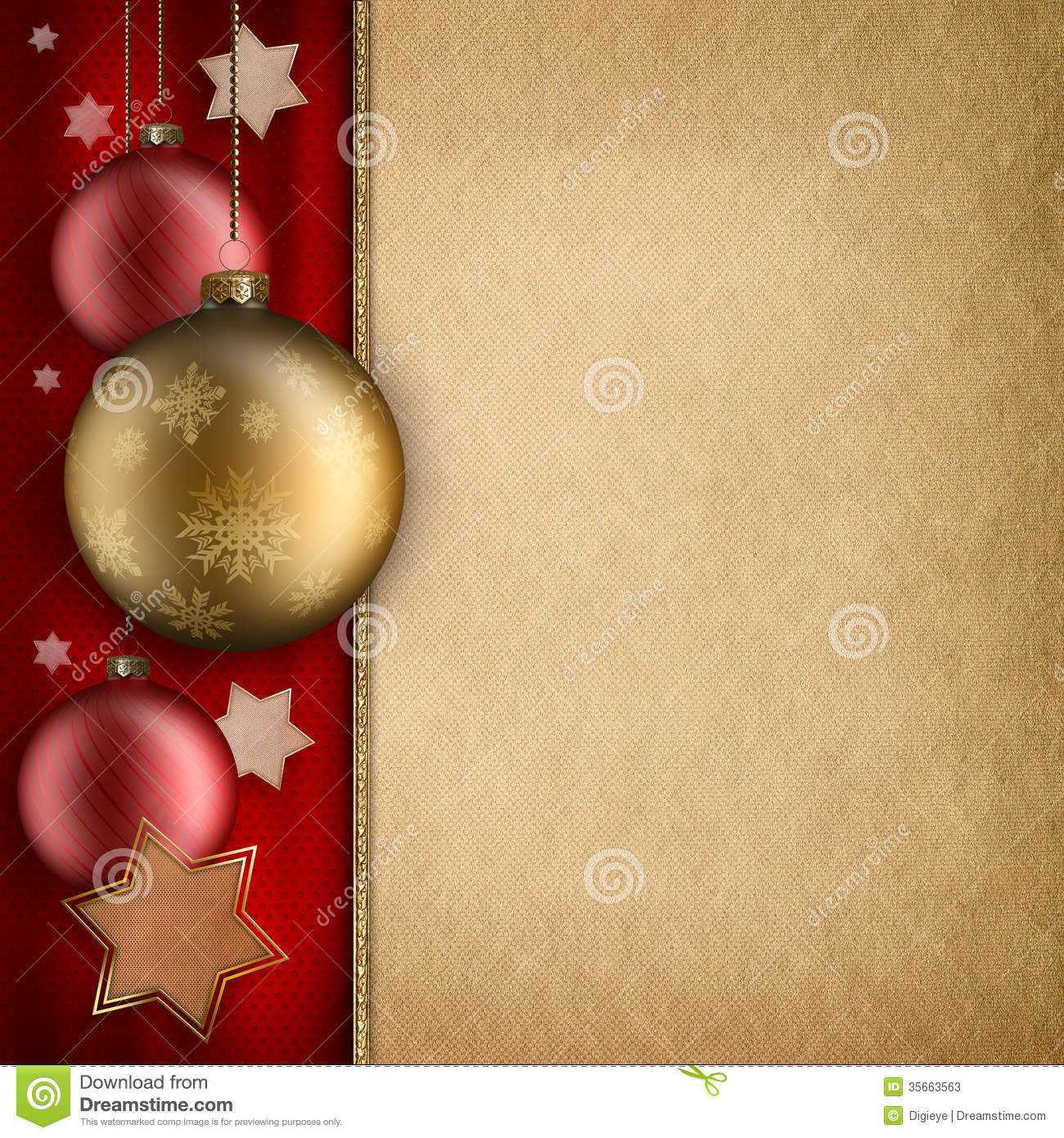 Christmas Card Template – Baulbles And Stars Stock In Christmas Photo Cards Templates Free Downloads