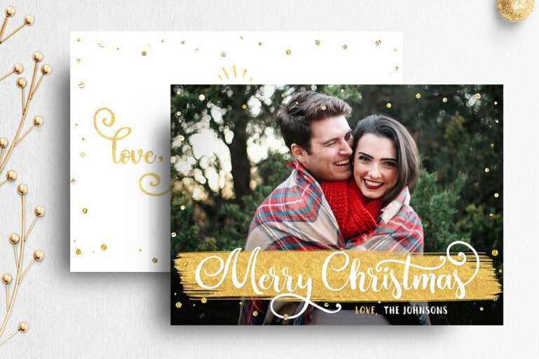 Christmas Card Template For Photographer 007 With Holiday Card