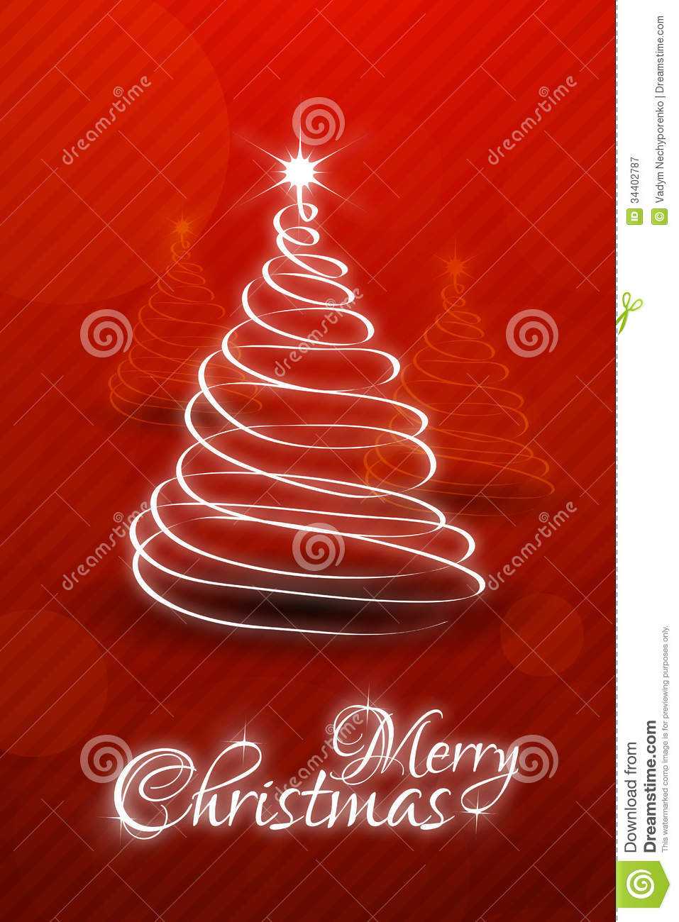 Christmas Card Template Stock Vector. Illustration Of Copy Regarding Christmas Photo Cards Templates Free Downloads