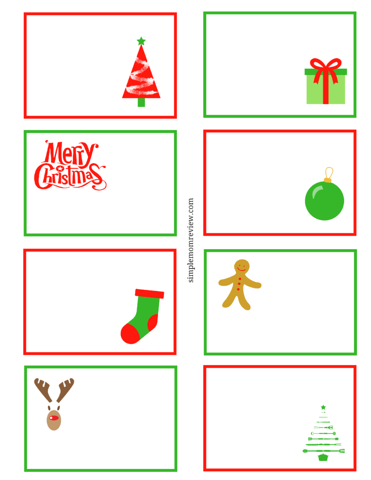 Christmas Note Cards Printable – Horizonconsulting.co With Regard To ...