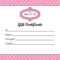 Clipart Gift Certificate Template Pertaining To Present Certificate Templates