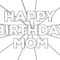 Coloring : Coloring Bookle Birthday Cards Free Happy Card Pertaining To Mom Birthday Card Template