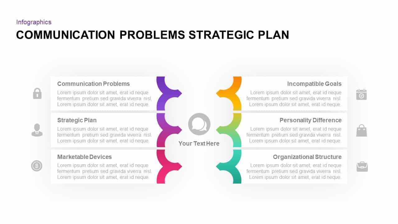 Communication Problems Strategic Plan Template – Slidebazaar Regarding Strategy Document Template Powerpoint