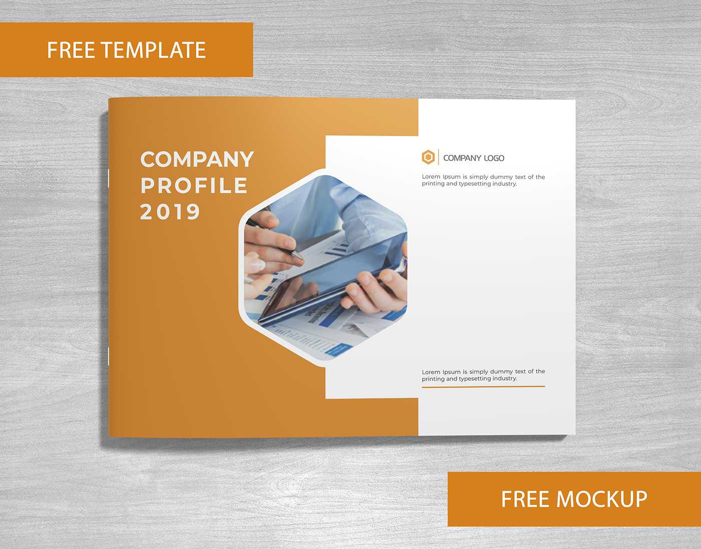 Company Profile Free Template And Mockup Download On Behance Pertaining To Creative Brochure Templates Free Download