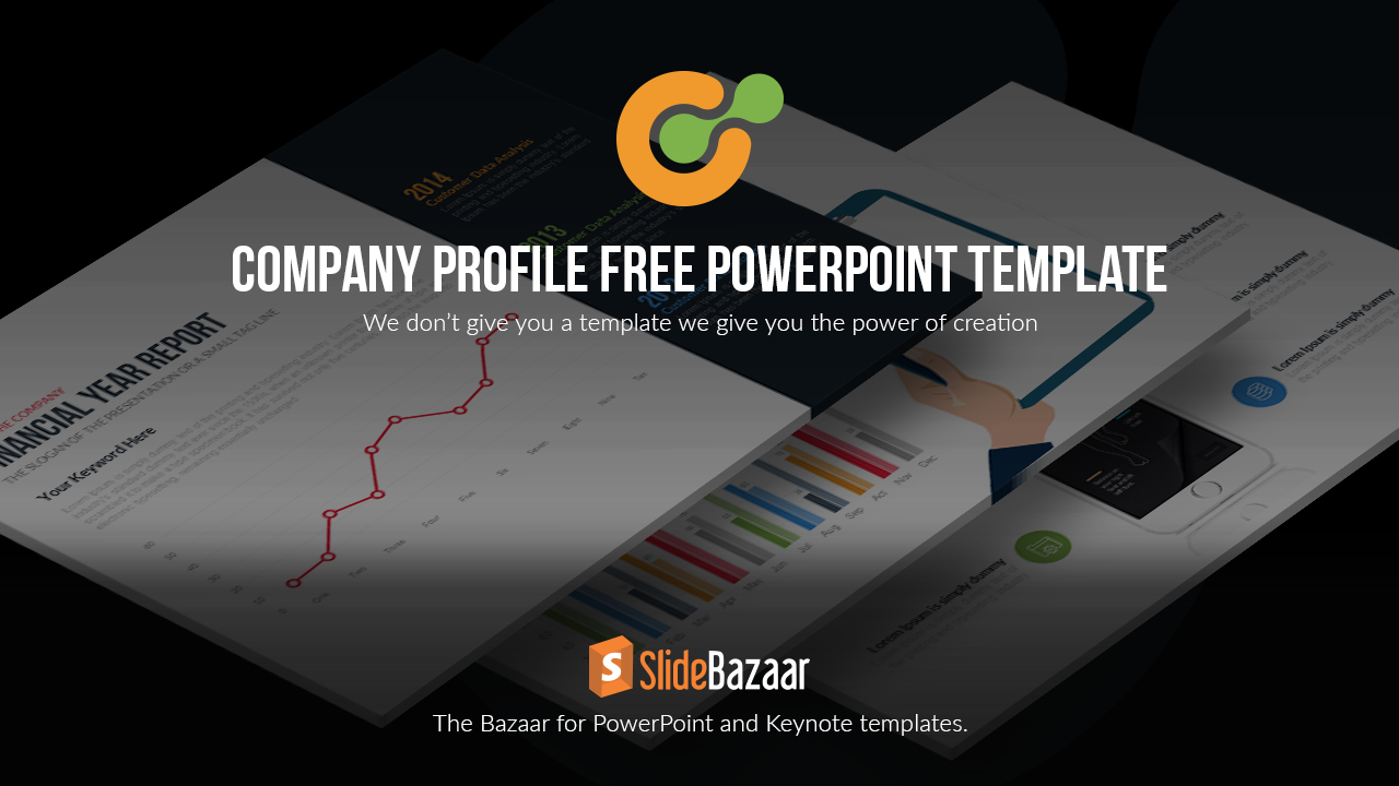Company Profile Powerpoint Template Free – Slidebazaar With Regard To Powerpoint Sample Templates Free Download