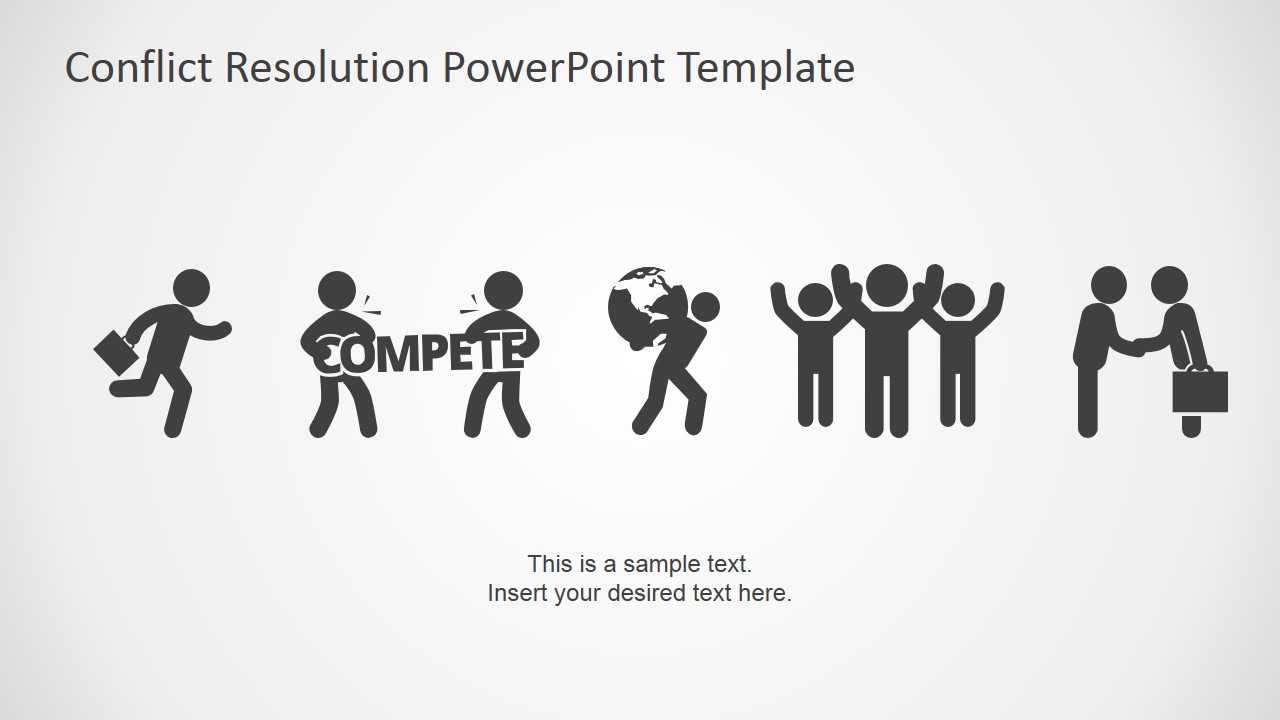 Conflict Resolution Powerpoint Template – Slidemodel With Powerpoint Template Resolution