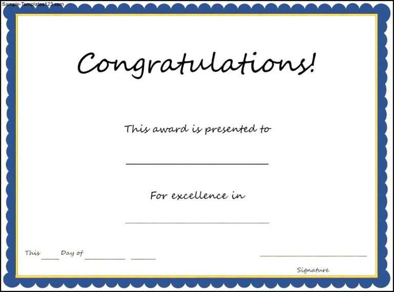 Congratulations Certificates Templates – Tunu.redmini.co In Sample ...