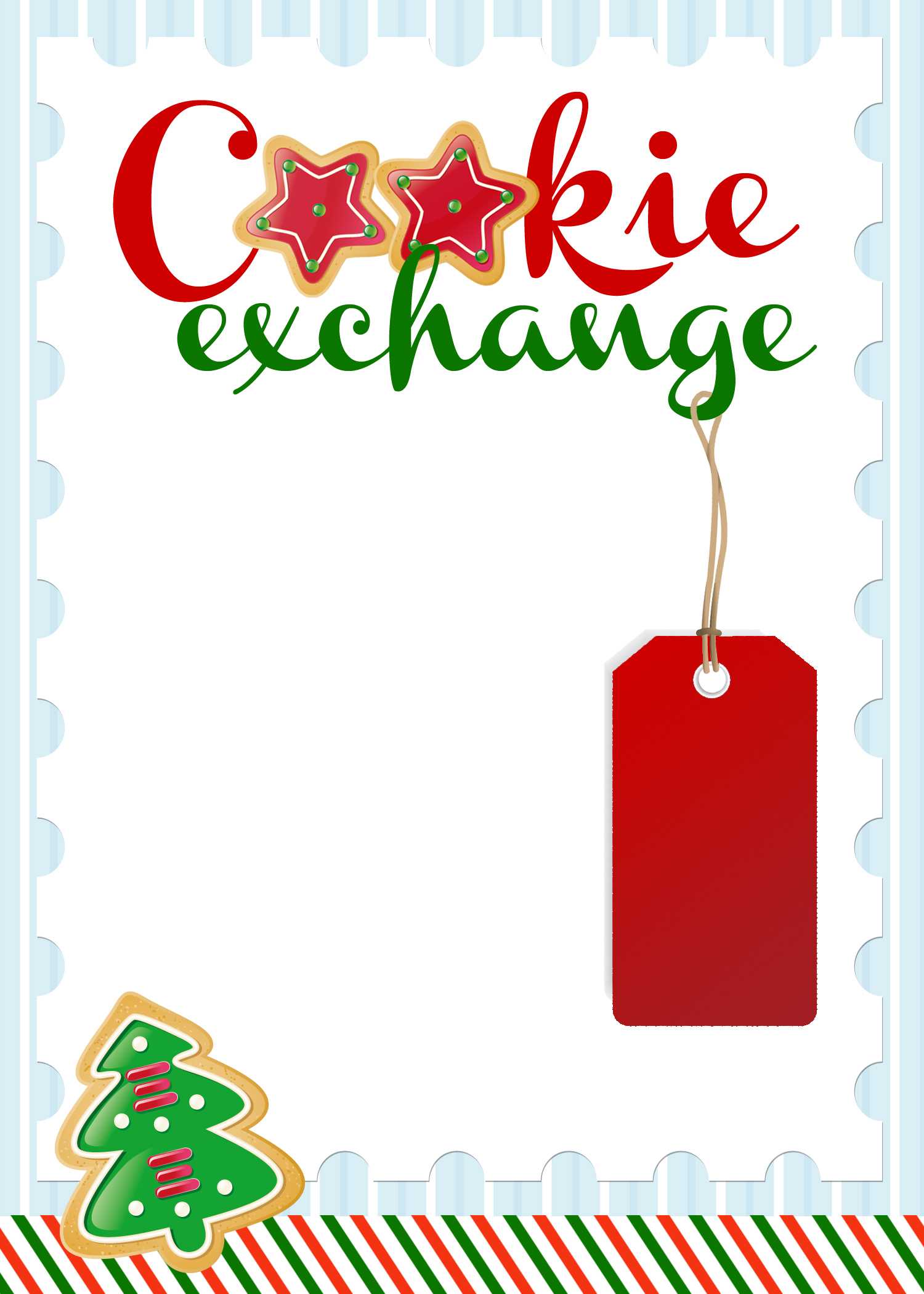 Cookie Exchange Party {Free Printables} – How To Nest For Less™ In Cookie Exchange Recipe Card Template