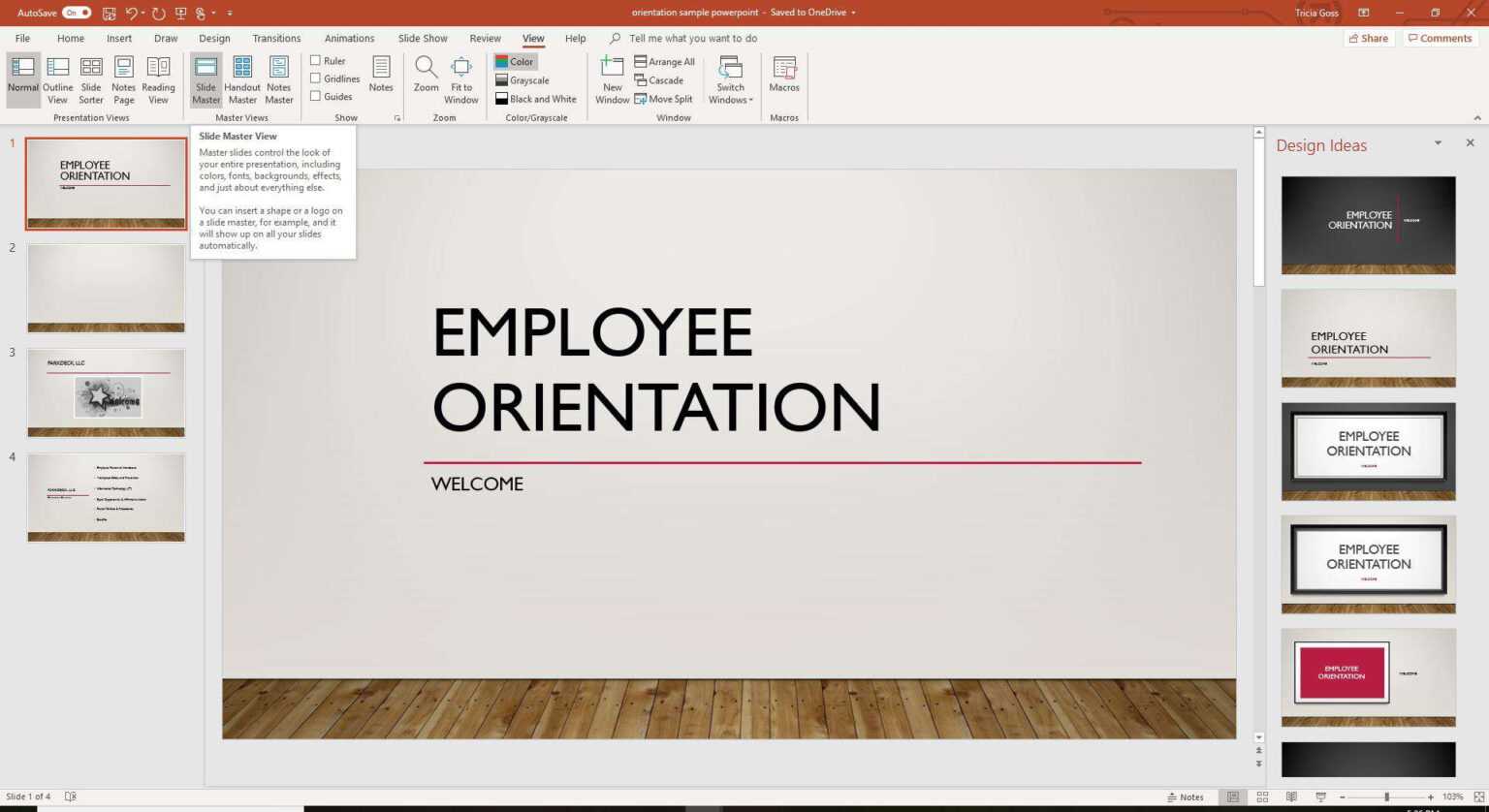 open office presentation slide