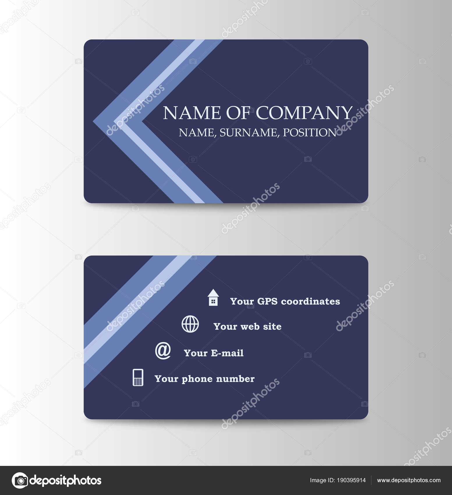 Corporate Id Card Design Template. Personal Id Card For Within Personal Identification Card Template
