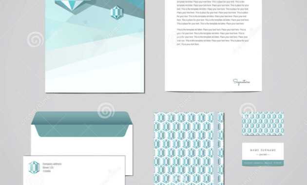 Corporate Identity Design Template. Documentation For for Business Card Letterhead Envelope Template