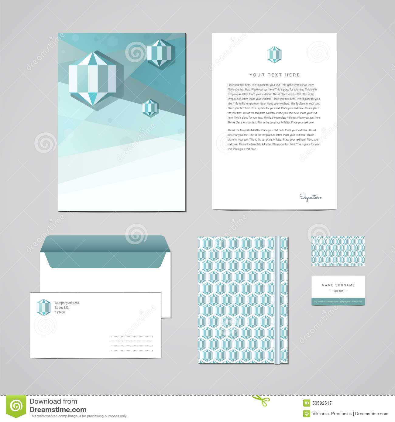 Corporate Identity Design Template. Documentation For For Business Card Letterhead Envelope Template