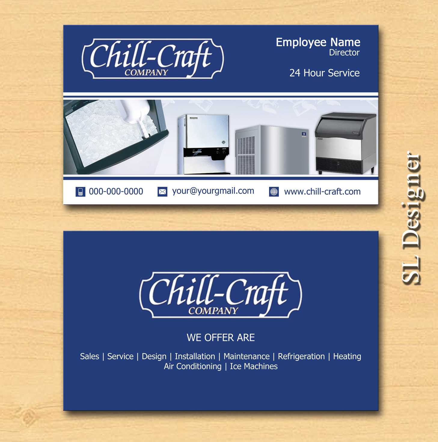 Craft Visiting Card Design Throughout Hvac Business Card Template