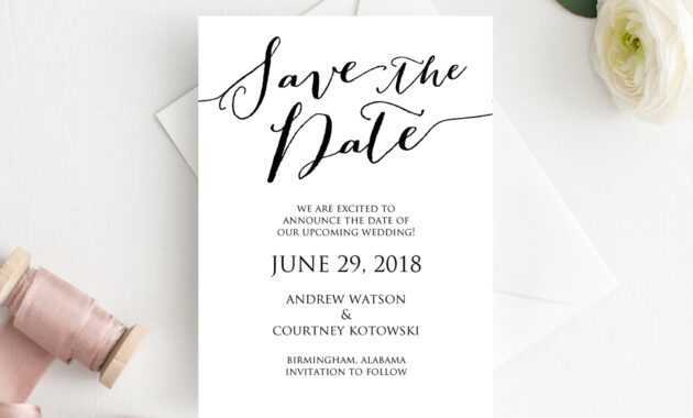 Create Your Own Save The Date Cards - Colona.rsd7 inside Save The Date Cards Templates