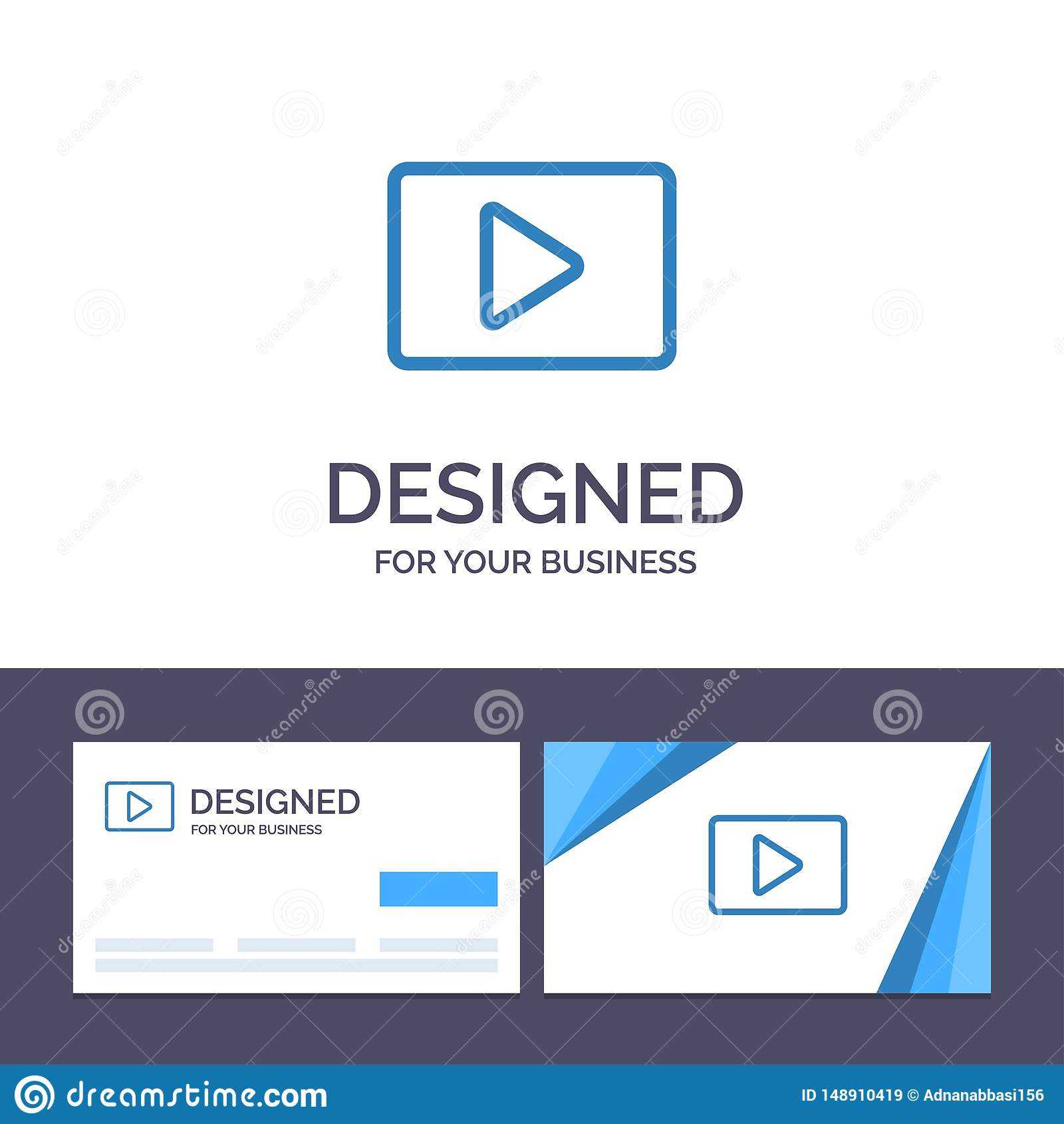 Creative Business Card And Logo Template Youtube, Paly With Regard To Push Card Template