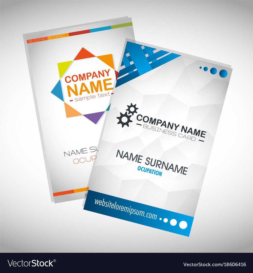 Creative Corporate Business Card Templates Inside Company Business Cards Templates