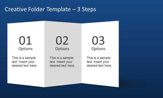 Creative Folder Template Layout For Powerpoint intended for Brochure 4 Fold Template