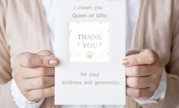 Creative Wording Examples For A Baby Shower Thank You Card within Template For Baby Shower Thank You Cards