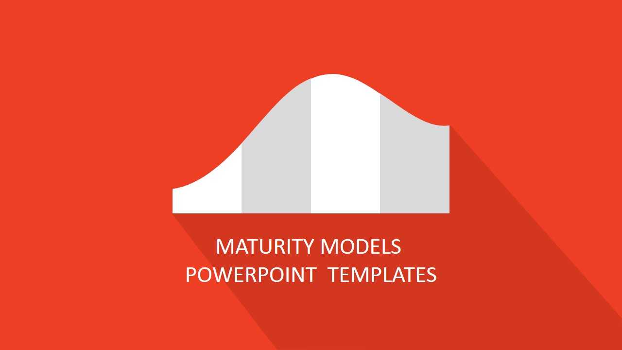 Curved Bar Graph Maturity Icon Powerpoint – Slidemodel Regarding Powerpoint Bell Curve Template