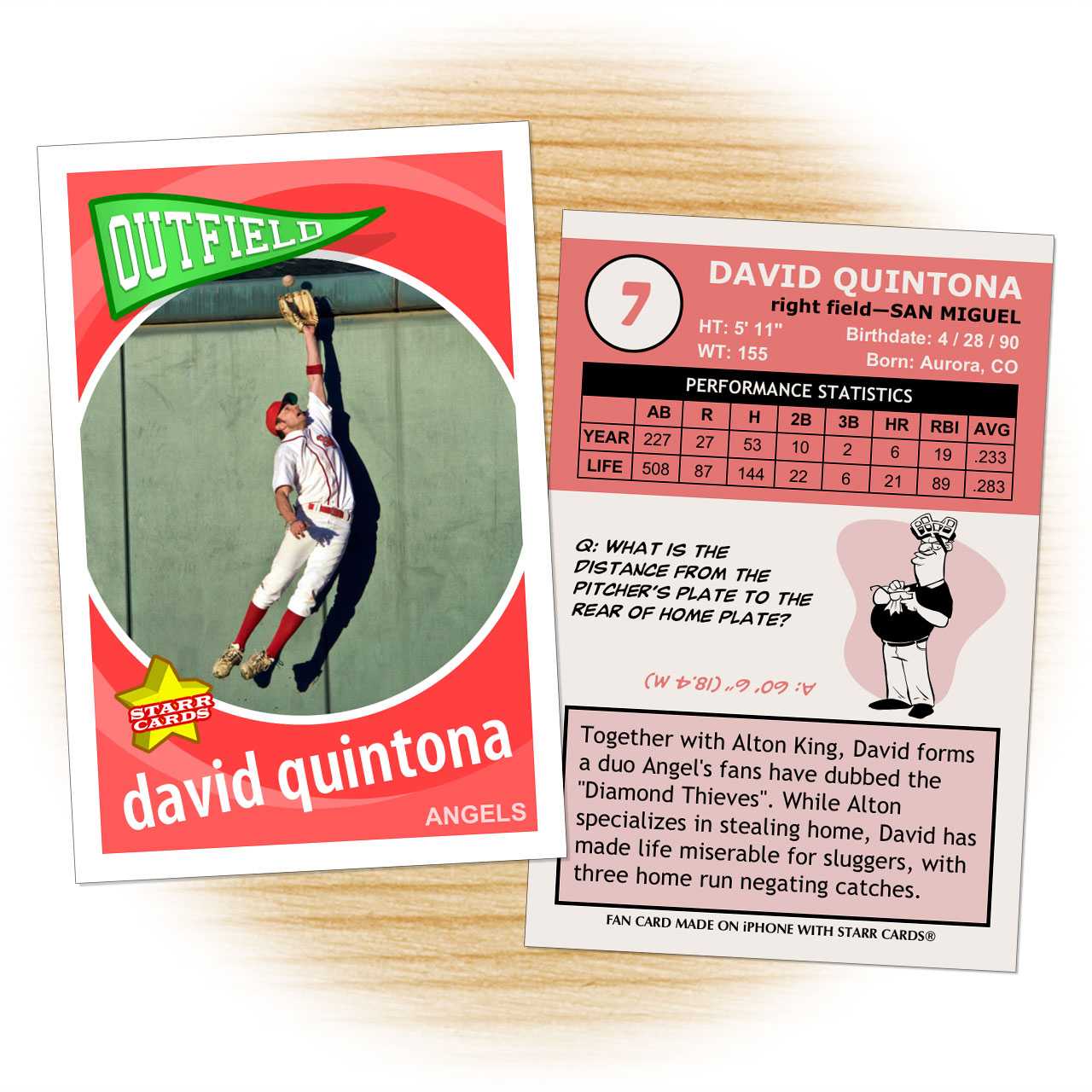 Custom Baseball Cards Template