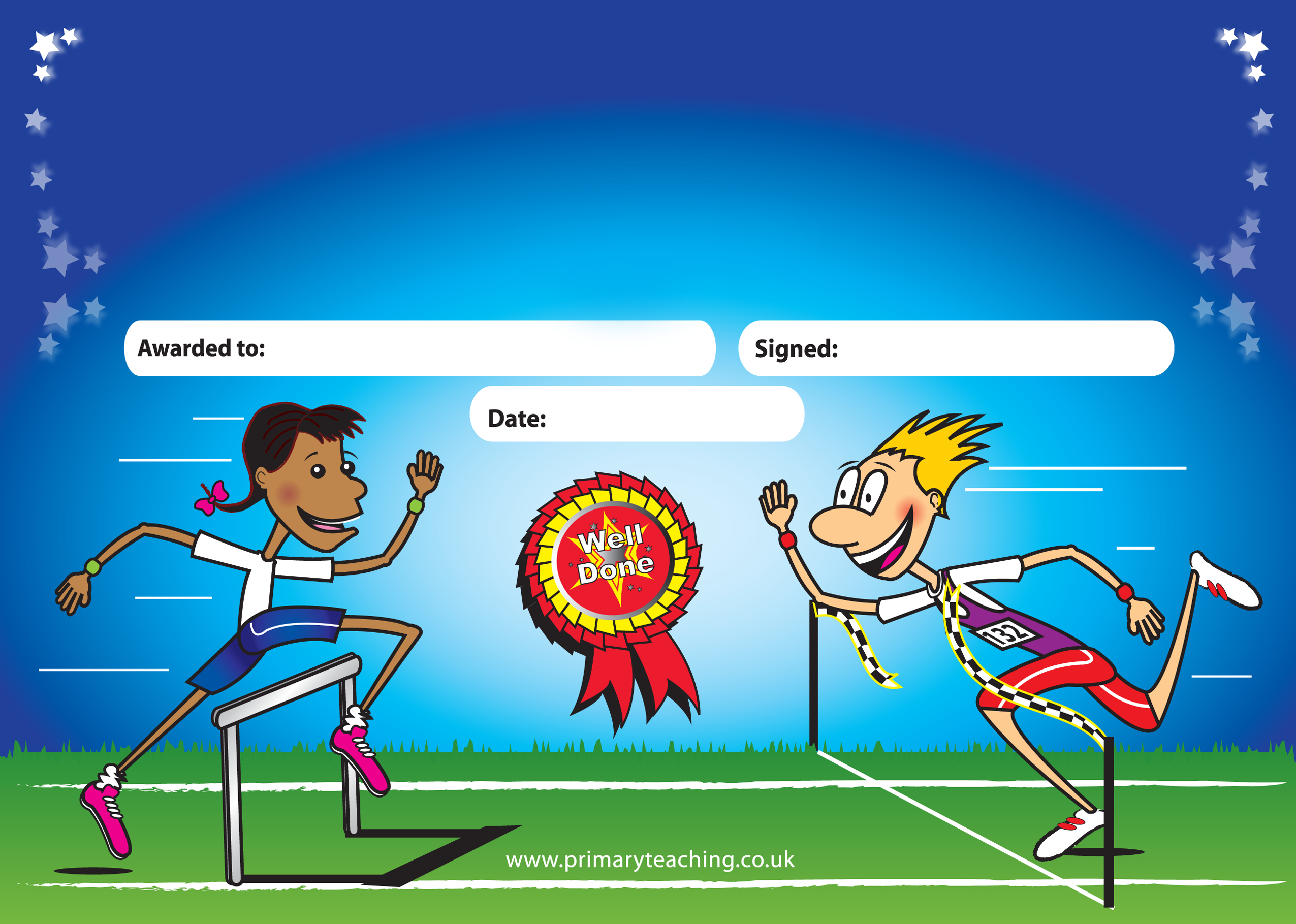Customised Sports Day Certificate | A5 | Pupil Rewards Intended For Sports Day Certificate Templates Free