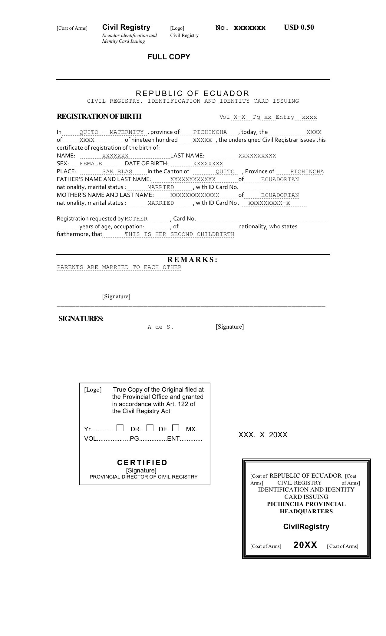 Death Certificate Translation From Spanish To English Sample Regarding Marriage Certificate Translation From Spanish To English Template