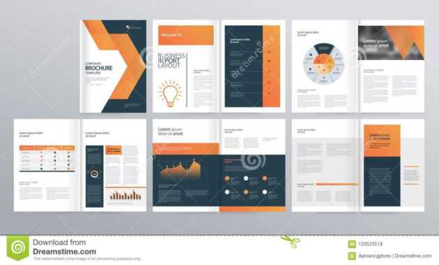 Design Layout Template For Company Profile ,annual Report within Welcome Brochure Template