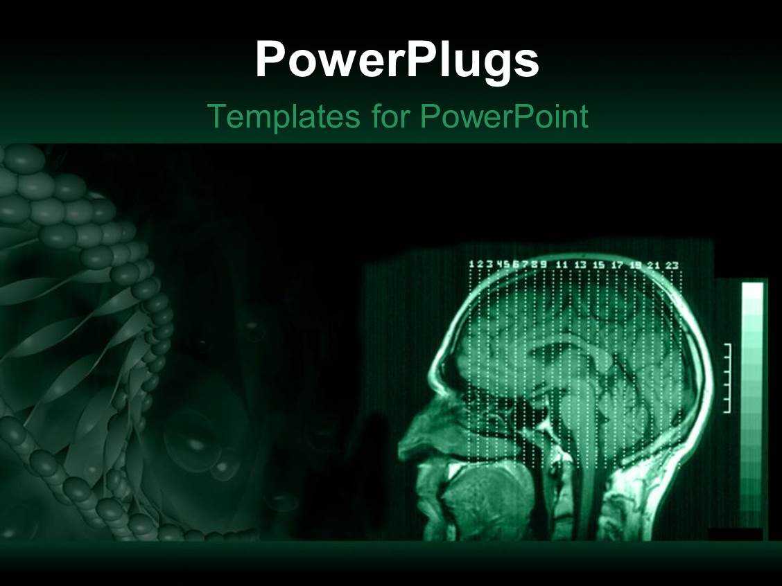 Diffuse Tensor Imaging – Powerpoint Presentation With Radiology Powerpoint Template