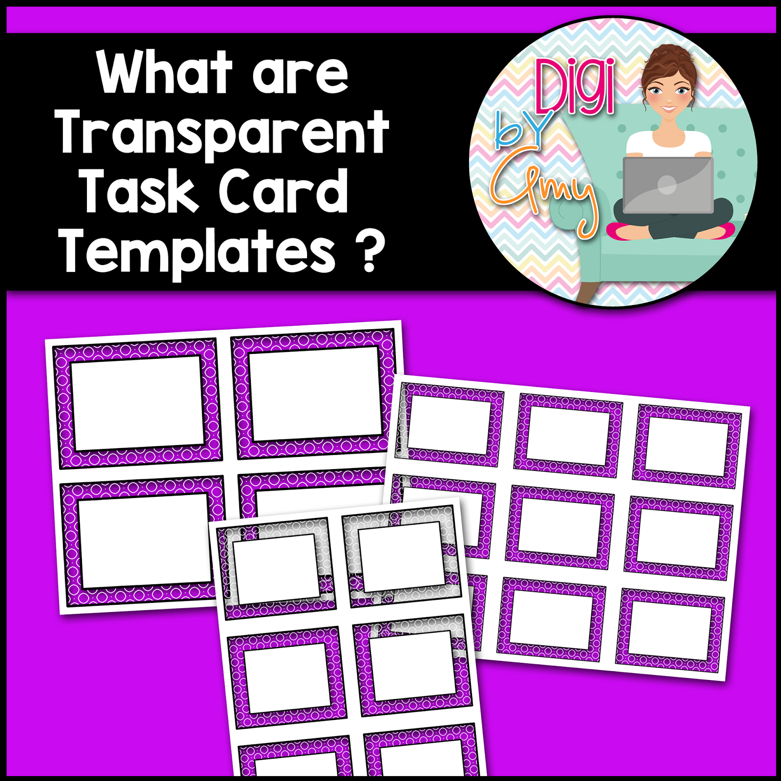 Digiamy: What Are Transparent Task Card Templates? Within Task Card Template