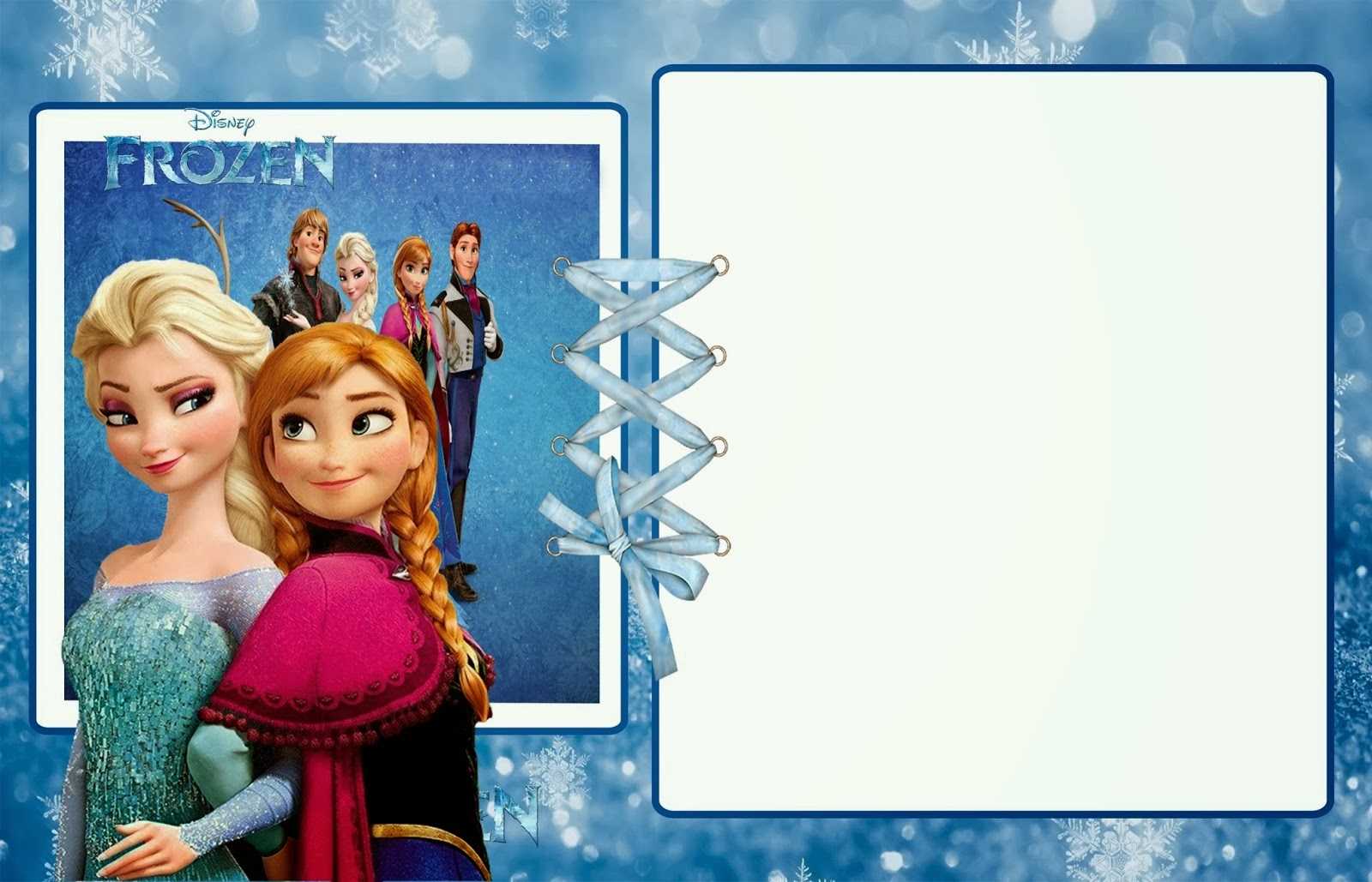 Disney Frozen Birthday Invitation Templates With Frozen Birthday Card Template