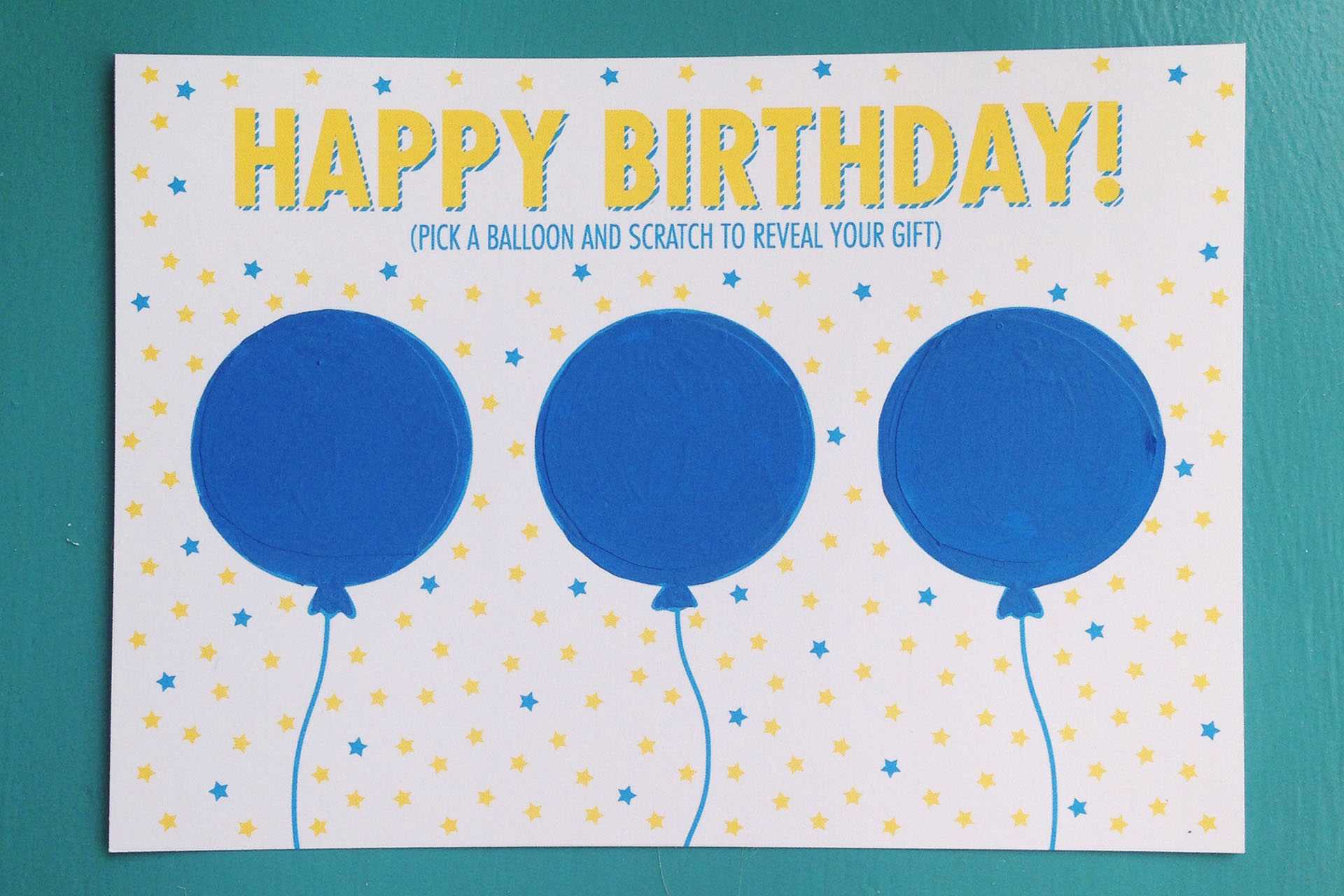 Diy: Birthday Scratch Off Card + Free Printable | Alexandra For Scratch Off Card Templates