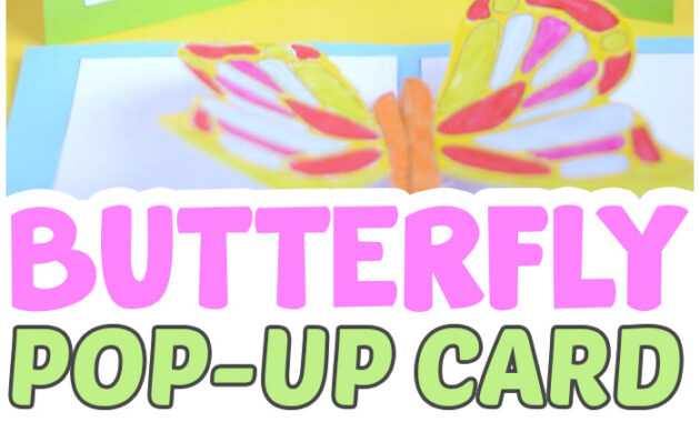 Diy Butterfly Pop Up Card With A Template - Easy Peasy And Fun with regard to Diy Pop Up Cards Templates