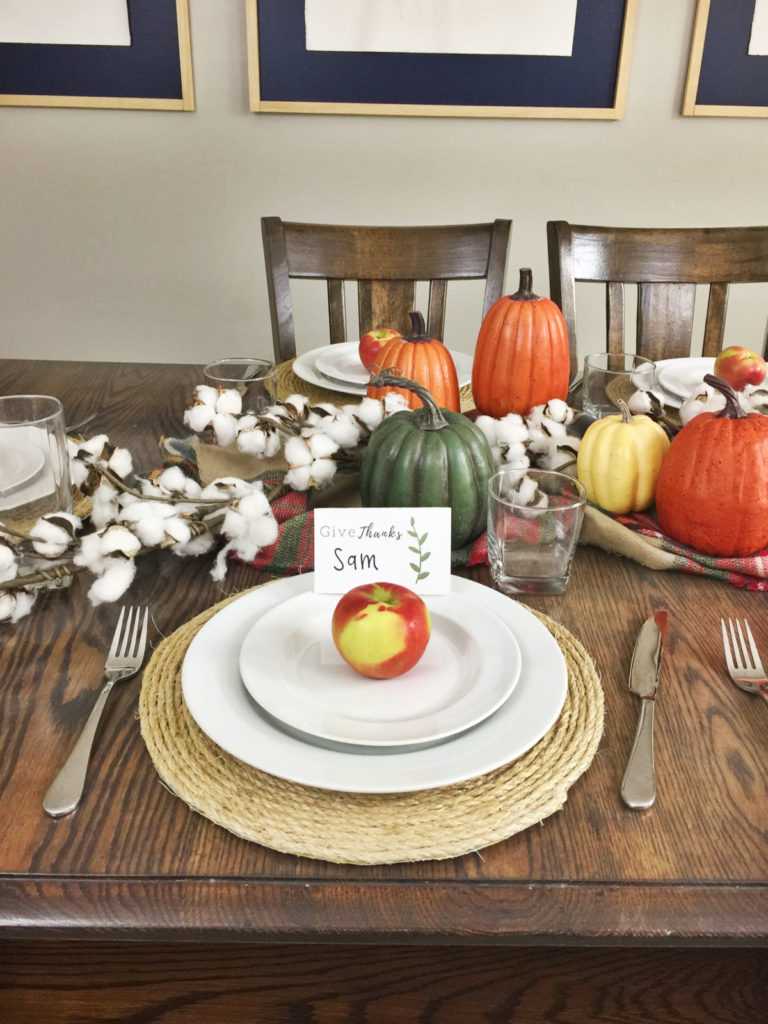Diy Thanksgiving Place Cards Template | Birkley Lane Interiors Pertaining To Thanksgiving Place Cards Template