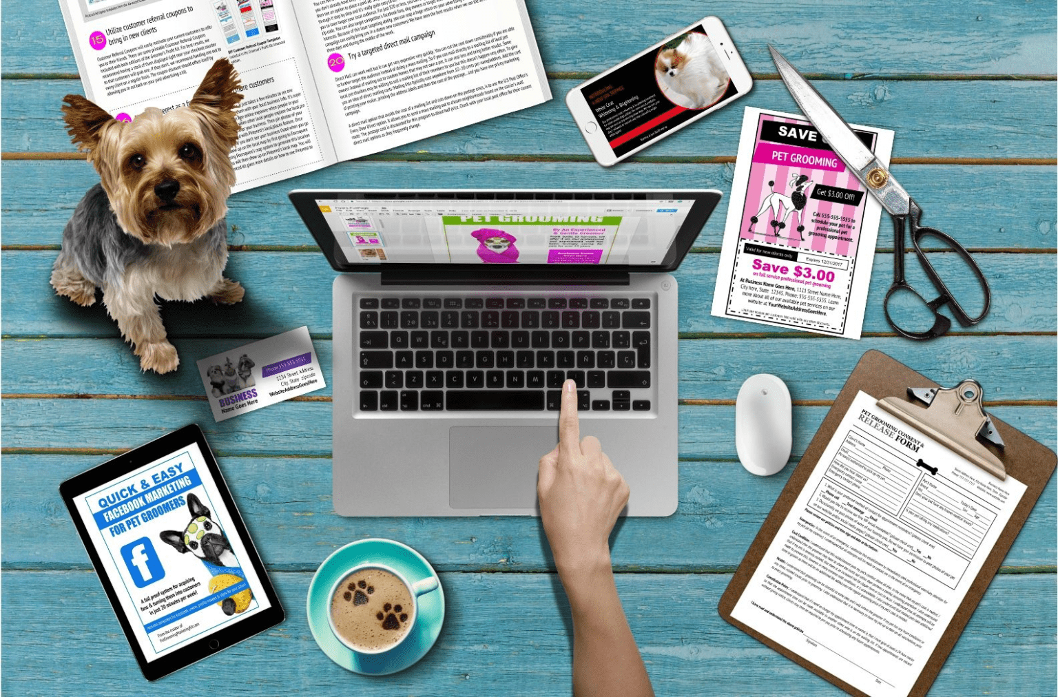 Dog Grooming Templates – The Groomers Profit Kit | The within Dog