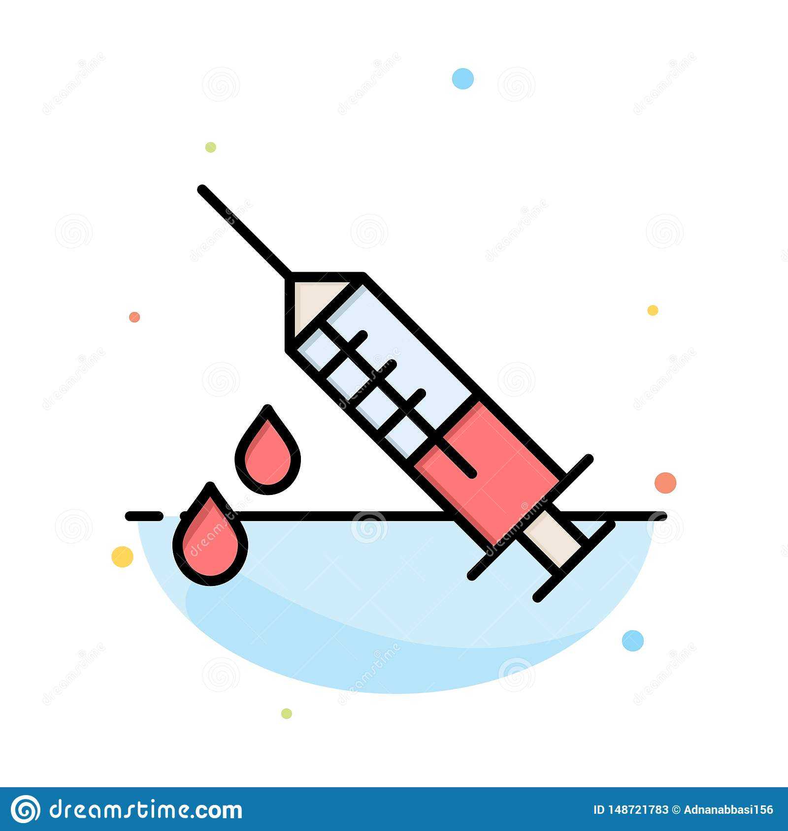 Dope, Injection, Medical, Drug Abstract Flat Color Icon Pertaining To Dope Card Template