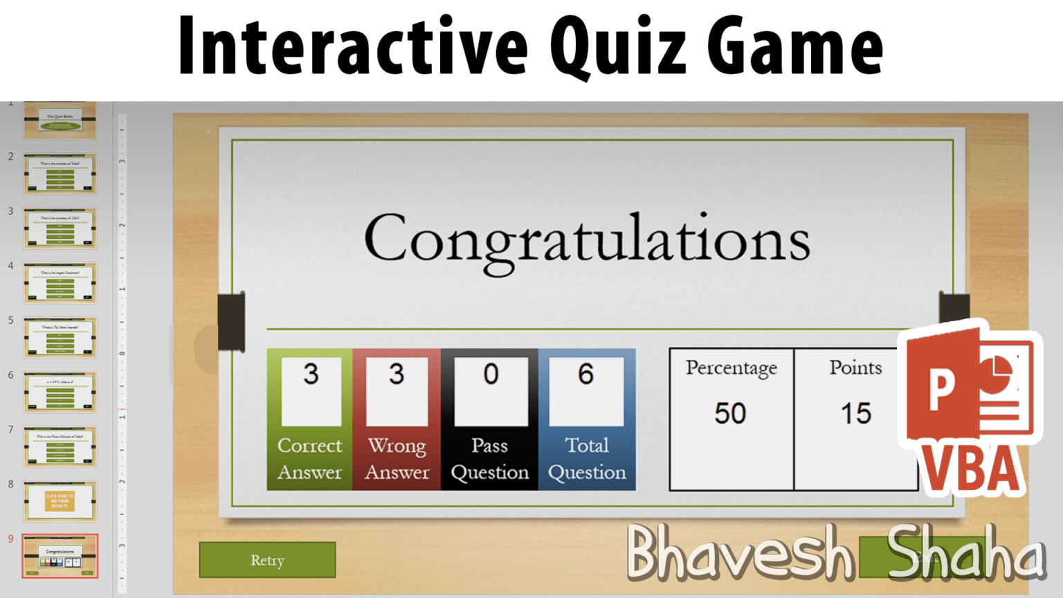 Download Powerpoint Template Quiz Game With Points In Powerpoint Quiz