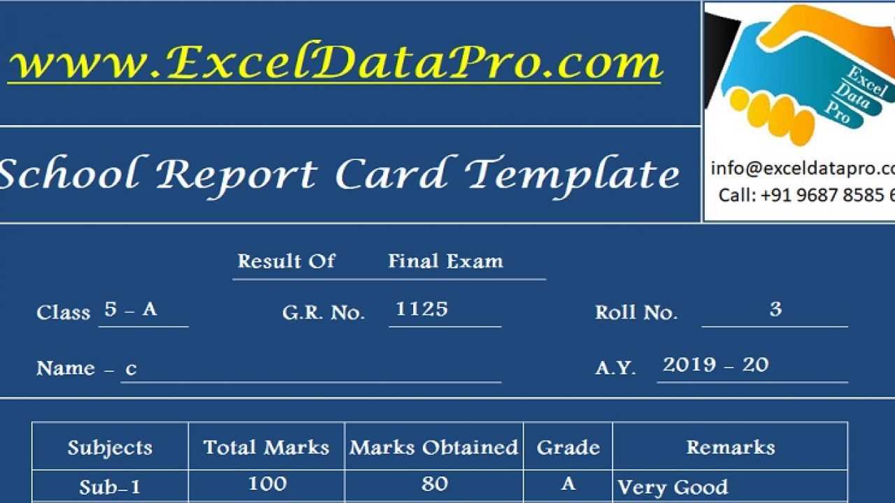 Download School Report Card And Mark Sheet Excel Template Within Middle School Report Card Template