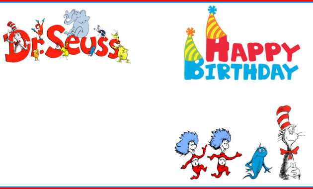 Dr Seuss Free Printable Invitation Templates | Invitations throughout Dr Seuss Birthday Card Template