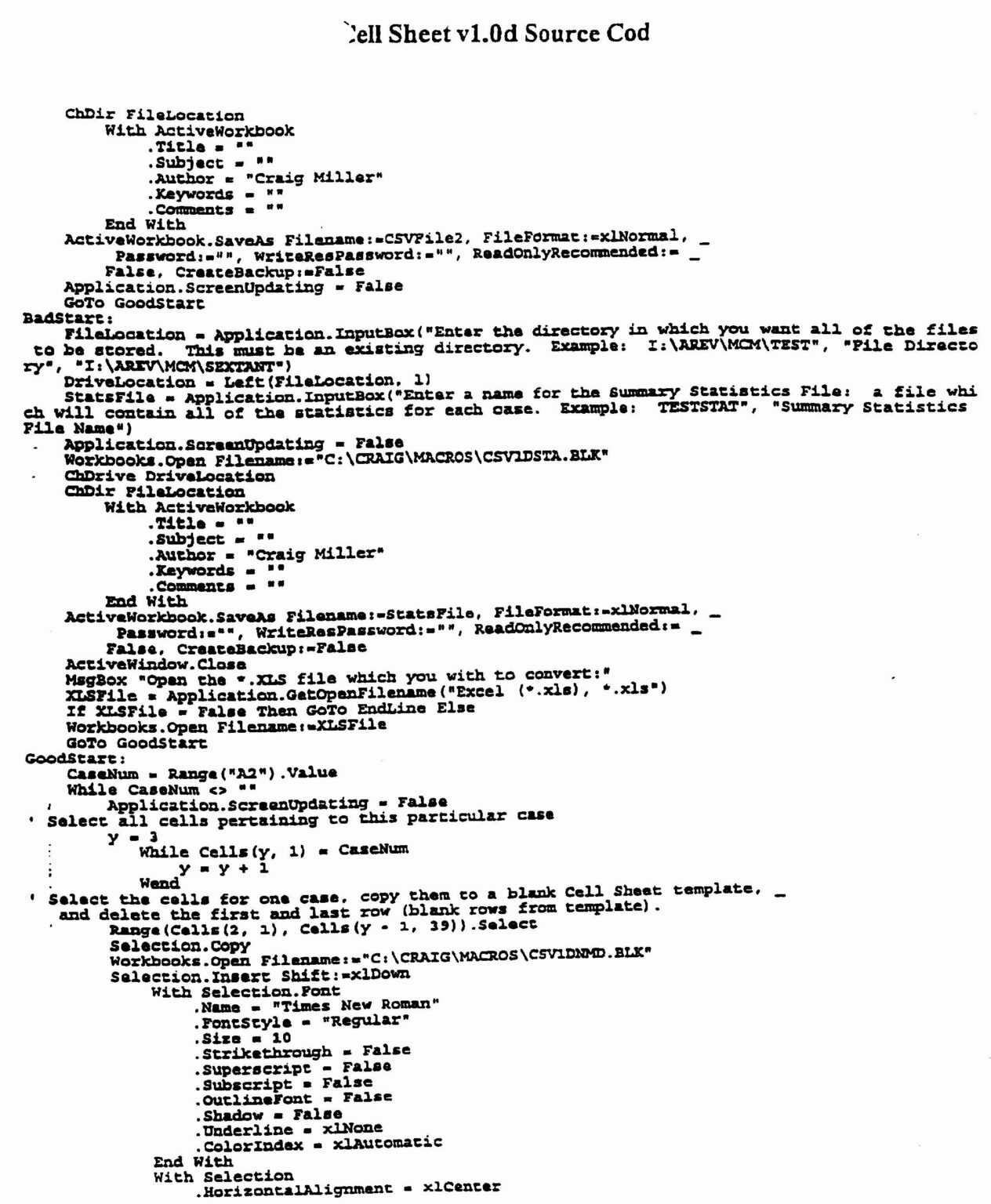 Drainage Report Template