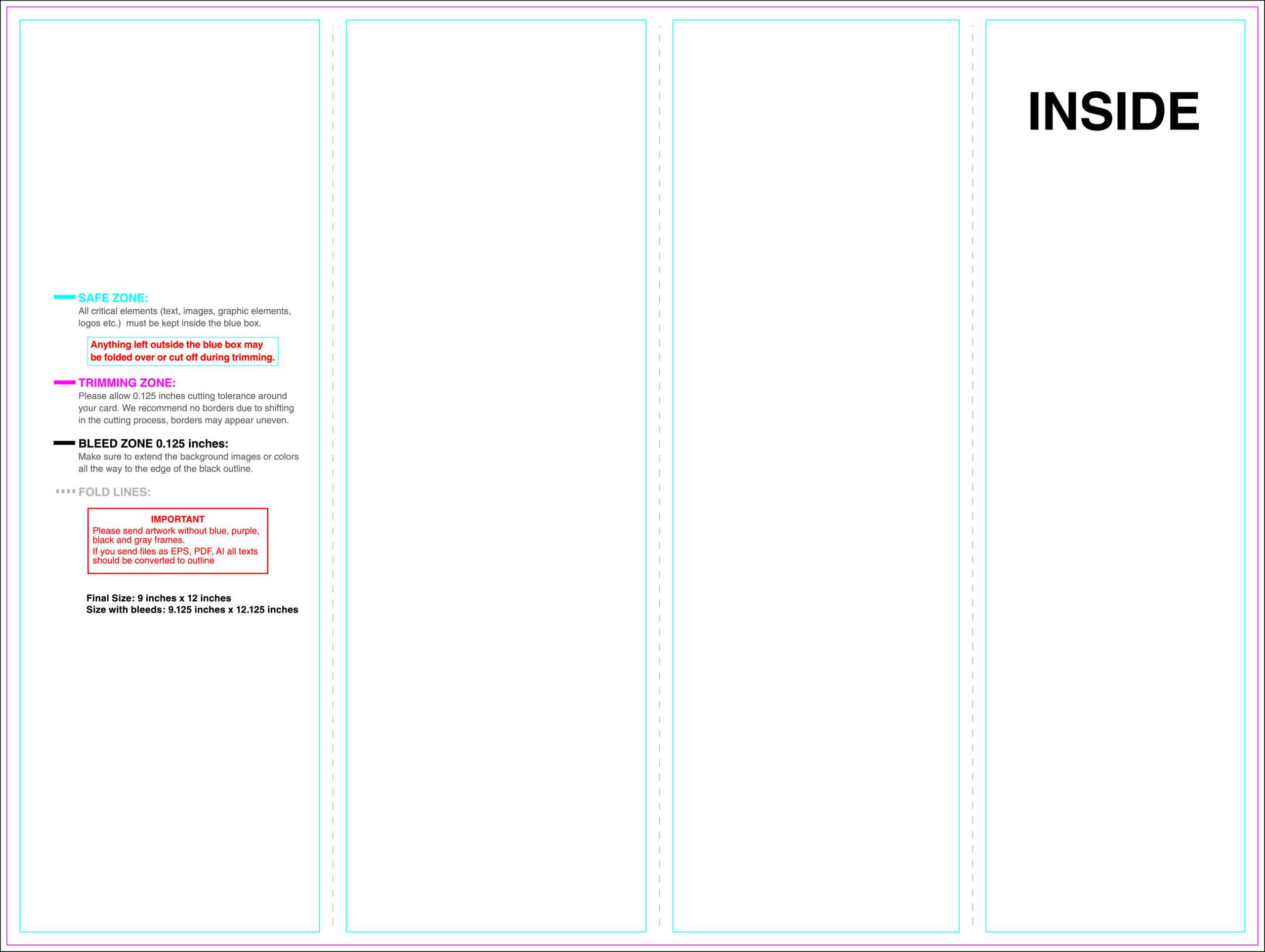 Dreaded Quad Fold Brochure Template Ideas 4 Panel Indesign Pertaining To 4 Fold Brochure Template