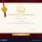 Elegant Certificate Template For Excellence intended for Elegant Certificate Templates Free