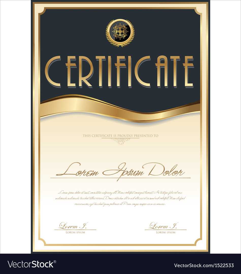 Elegant Certificate Template In Elegant Certificate Templates Free