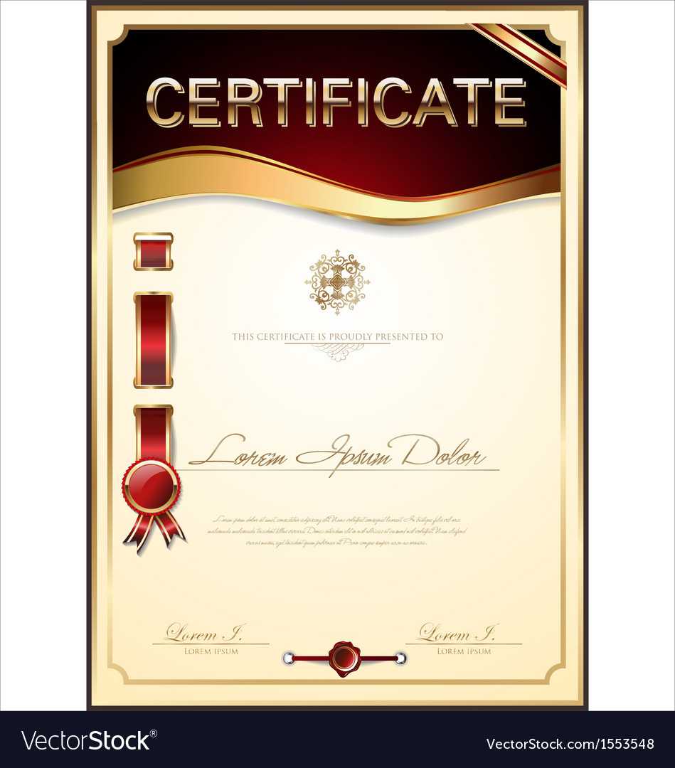 Elegant Certificate Template With Elegant Certificate Templates Free