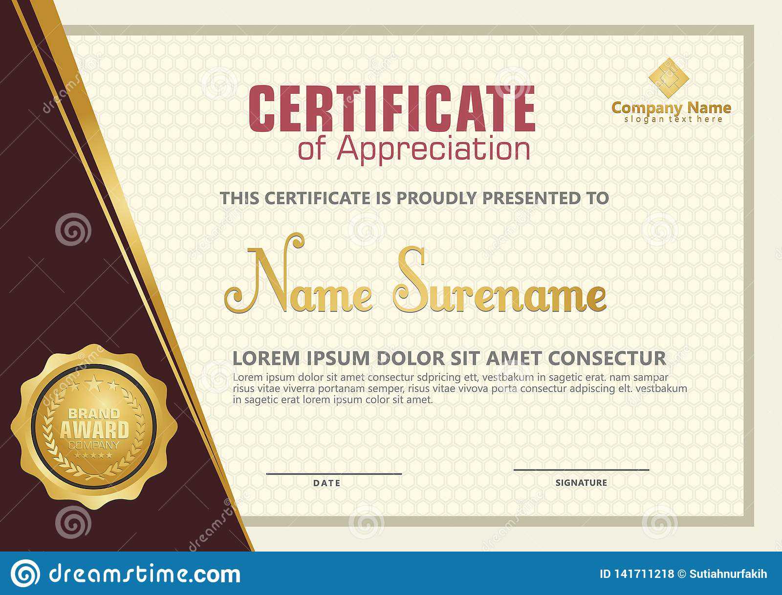 Elegant Certificate Template With Luxury And Modern Pattern With Regard To Workshop Certificate Template